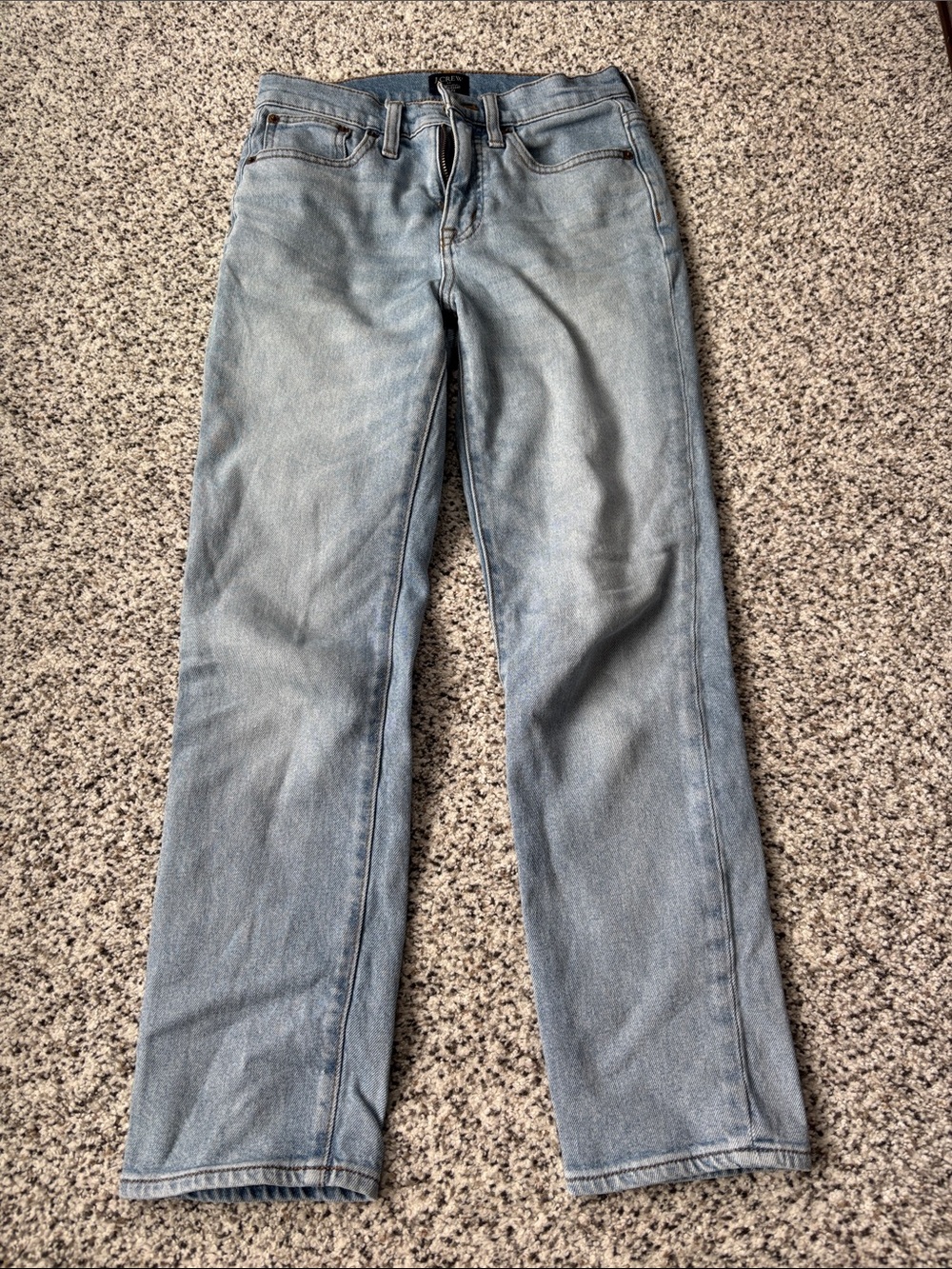 Jcrew factory essential straight jeans sz24